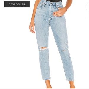 Agolde High Rise Jamie jeans in Shakedown